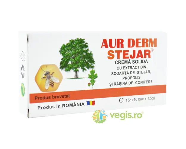 Aur Derm Supozitoare S de Stejar 1.5gX10buc.