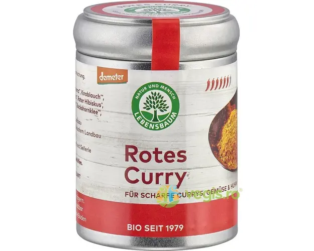Curry Rosu pentru Orez, Legume si Carne Ecologic/Bio 55g