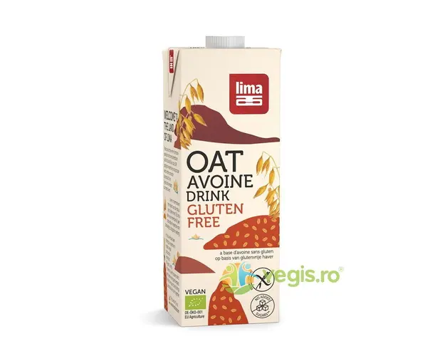 Bautura Vegetala de Ovaz fara Gluten Ecologic/Bio 1L