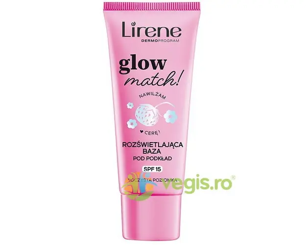 Baza de Machiaj Hidratanta SPF15 cu Efect Iluminator 30ml