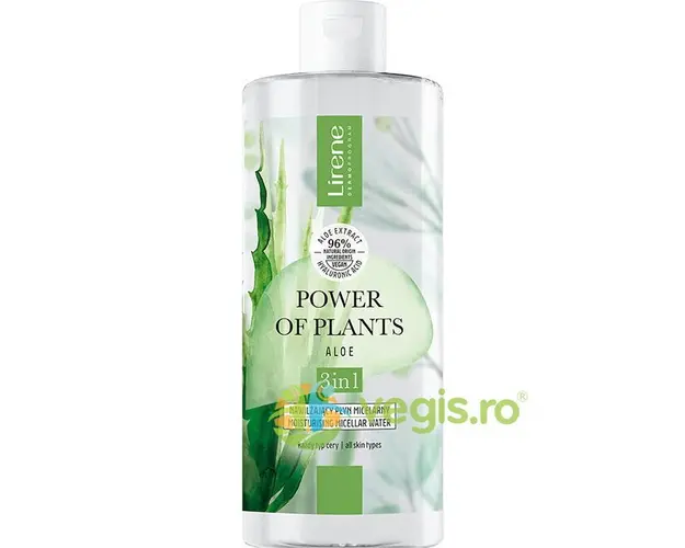 Apa Micelara Hidratanta cu Extract de Aloe Vera Power of Plants 400ml