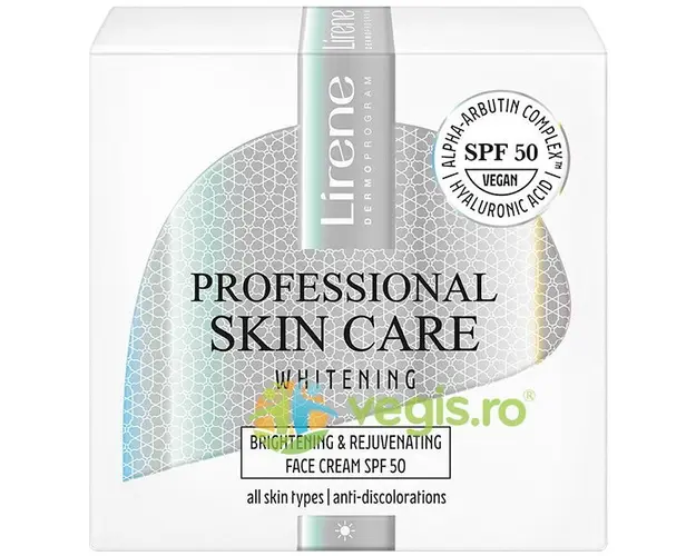 Crema de Zi Iluminatoare SPF50 Professional Skin Care Whitening 50ml