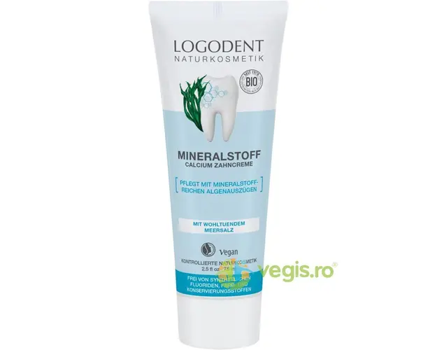 Pasta de Dinti Gel cu Calciu Mineral 75ml