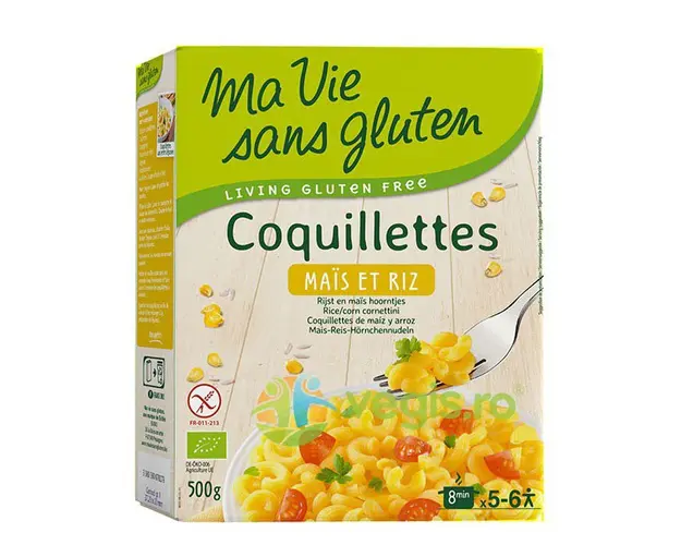 Melcisori din Porumb si Orez fara Gluten Ecologici/Bio 500g