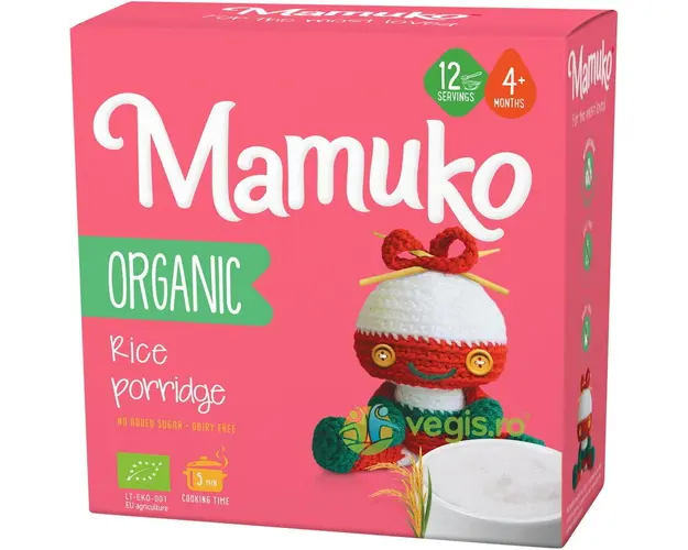 Porridge din Orez 4+ Luni Ecologic/Bio 200g