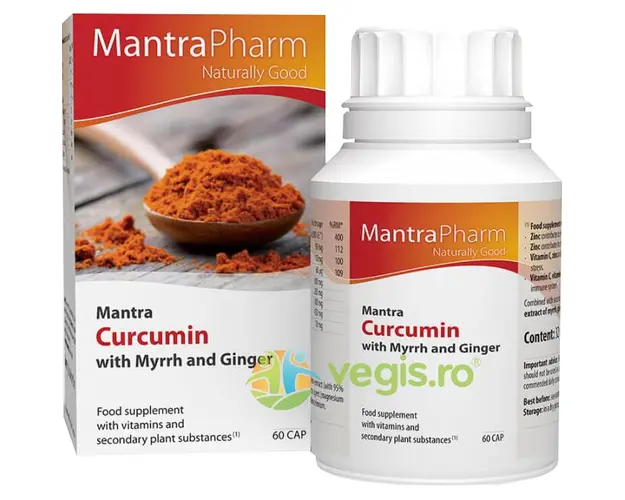 Mantra Curcumin cu Ghimbir si Smirna 60cps