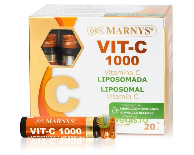 Vitamina C Lipozomala 1000mg cu Absorbtie Maxima 20 fiole