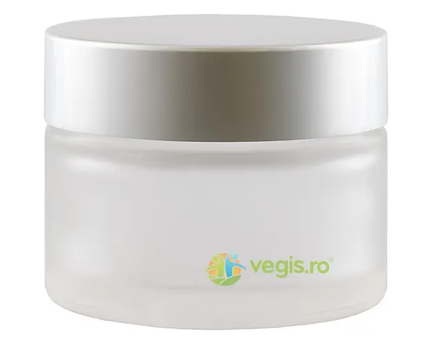 Borcan din Sticla Ele Frost cu Capac Argintiu 200ml