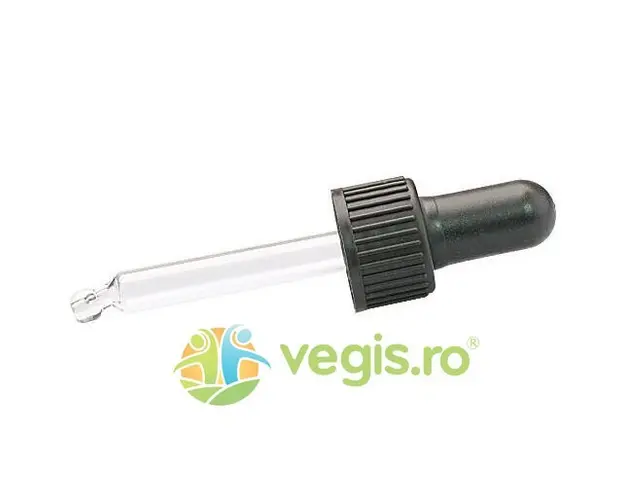 Capac cu Pipeta din Sticla pentru Sticle de 10ml