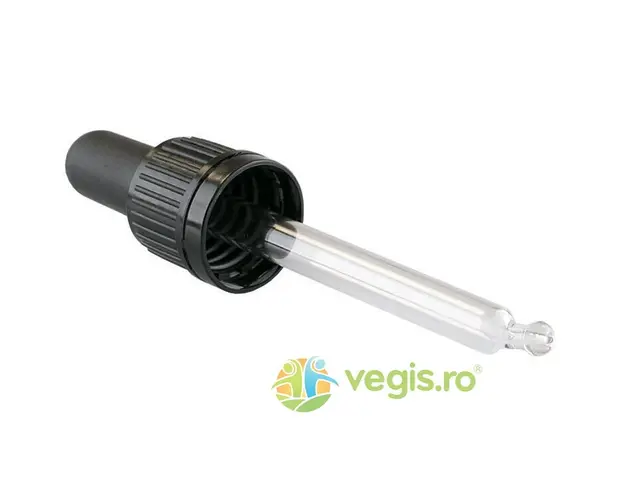 Capac cu Pipeta din Sticla pentru Sticle de 30ml