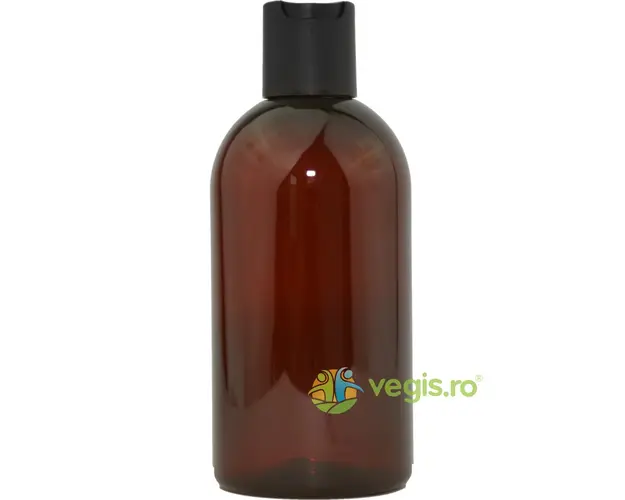 Flacon Ambra Pet Boston 24/410 cu Capac Disc-Top Negru 250 ml