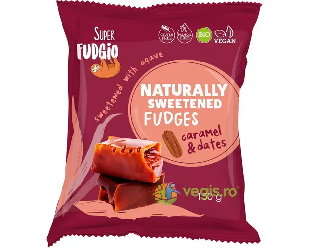 Caramele cu Aroma de Caramel si Curmale fara Gluten Ecologice/Bio 150g