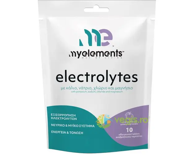 Electroliti cu Aroma de Portocale (Refill Pack) 10cpr efervescente