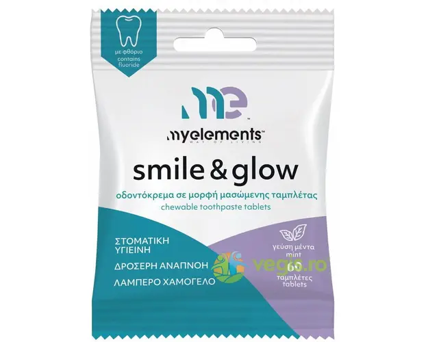 Smile&Glow pentru Ingrijire Dentara 60tb masticabile