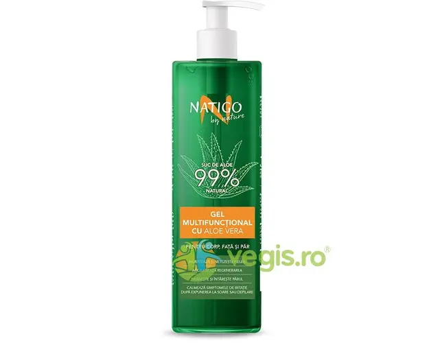 Gel de Dus cu Aloe Vera pentru Corp, Fata si Par 400ml