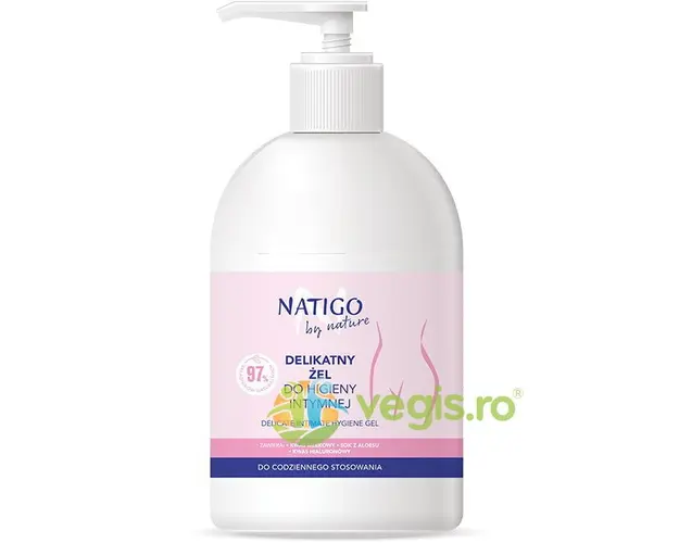 Gel pentru Igiena Intima cu Acid Lactic, Aloe Vera si Acid Hialuronic 500ml