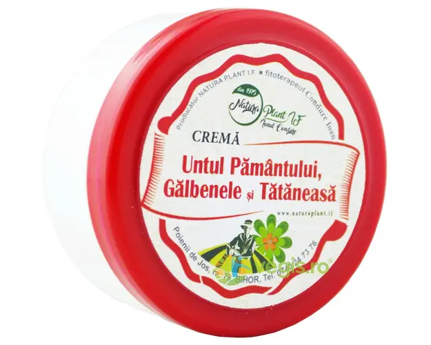 Crema cu Untul Pamantului, Galbenele si Tataneasa 100ml