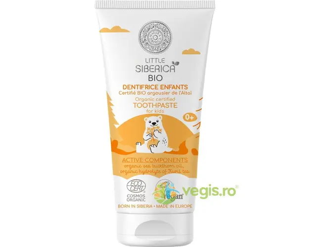 Pasta de Dinti pentru Copii cu Extract de Catina Bio 60g