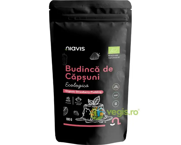 Budinca de Capsuni fara Gluten Ecologica/Bio 100g