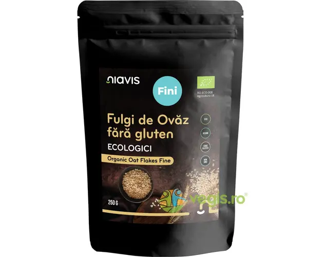 Fulgi de Ovaz Fini fara Gluten Ecologici/Bio 250g