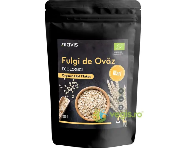 Fulgi de Ovaz Mari Ecologici/Bio 250g