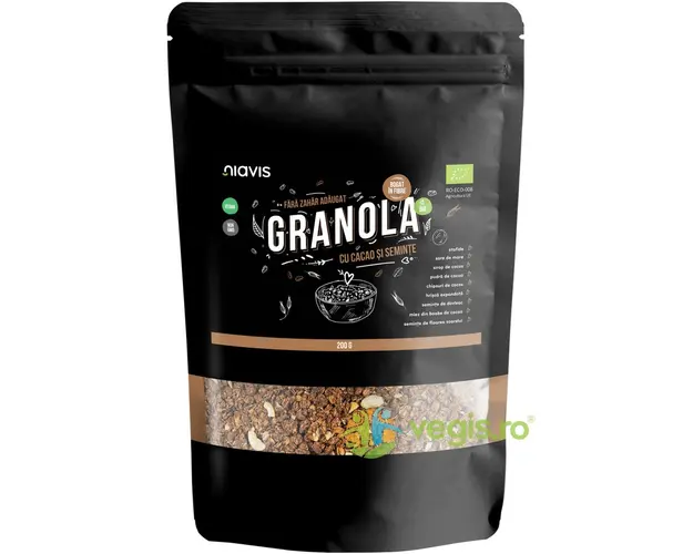 Granola cu Cacao si Seminte Ecologica/Bio 200g
