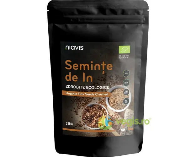 Seminte de In Zdrobite Ecologice/Bio 250g