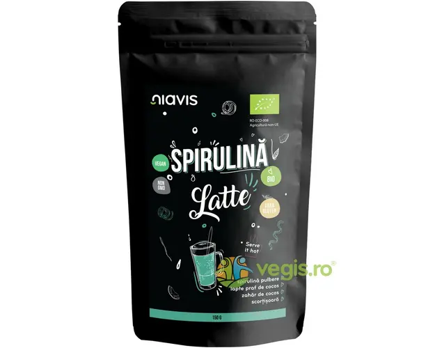 Spirulina Latte Pulbere fara Gluten Ecologica/Bio 150g