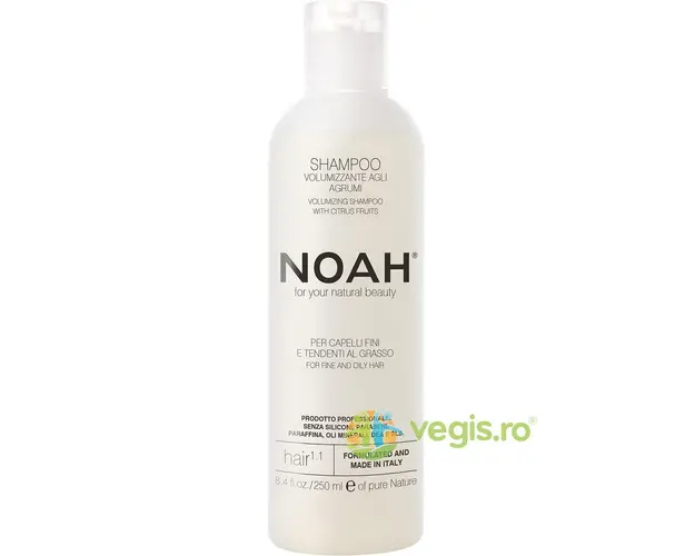 Sampon Natural Volumizant cu Citrice pentru Par Fin si Gras (1.1) 250ml
