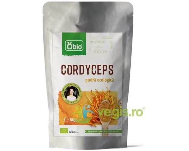 Cordyceps Pulbere fara Gluten Ecologica/Bio 60g