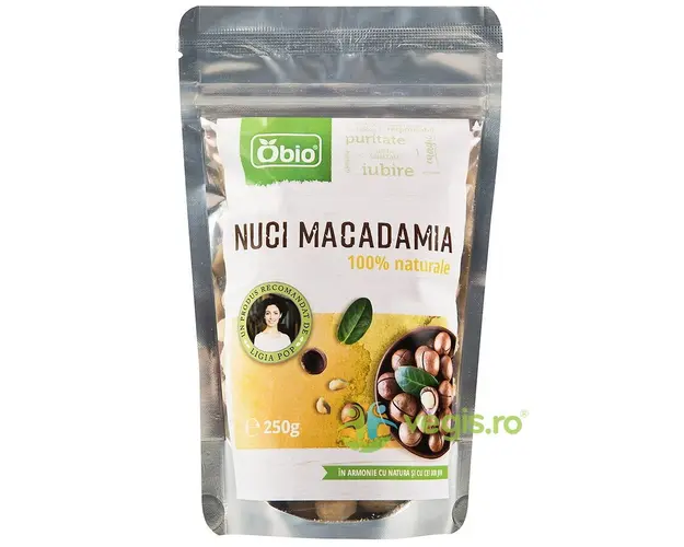 Nuci Macadamia Ecologice/Bio 250g