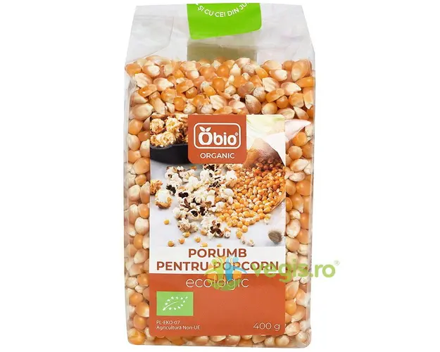 Porumb pentru Popcorn Ecologic/Bio 400g