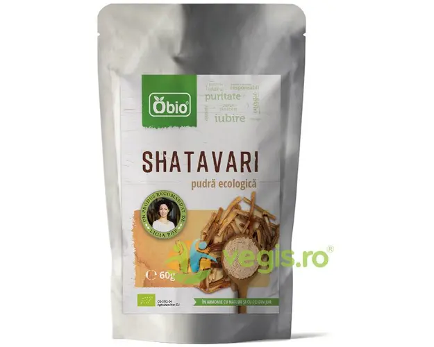 Shatavari Pulbere Raw Ecologica/Bio 60g