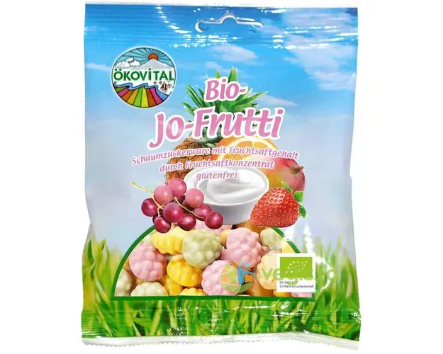 Jeleuri cu Fructe si Iaurt fara Gluten Ecologice/Bio 80g