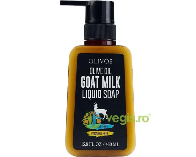 Sapun Lichid cu Lapte de Capra si Ulei de Masline 450ml