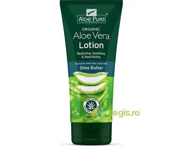 Lotiune de Corp cu Aloe Vera si Unt de Shea 200ml