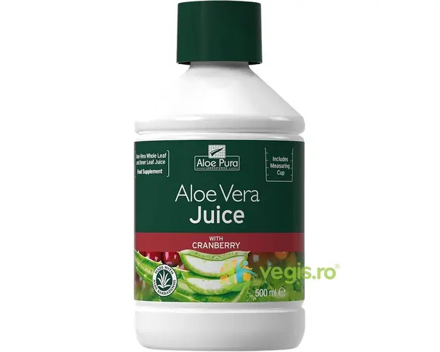 Suc de Aloe Vera cu Merisoare 500ml