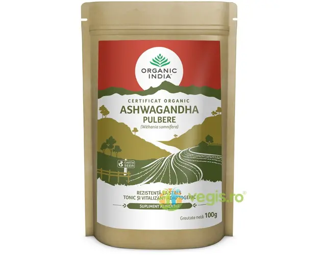 Ashwagandha Radacina Pulbere Ecologica/Bio 100g