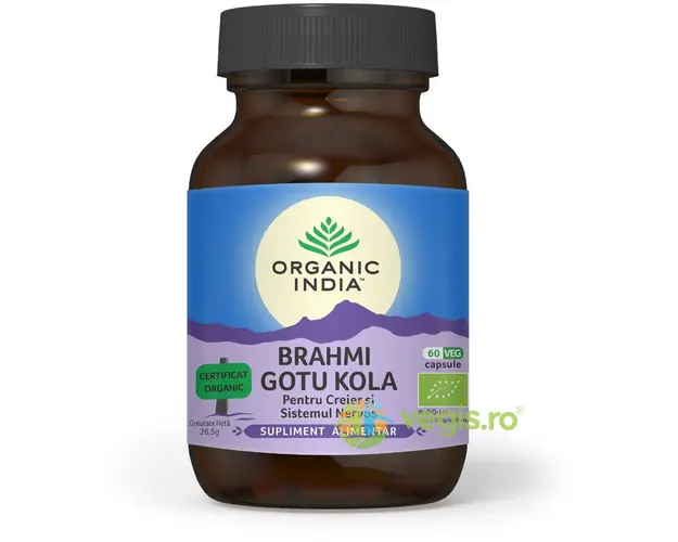 Brahmi Gotu Kola Ecologic/Bio 60cps vegetale