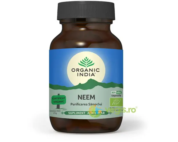 Neem (Purificarea Sangelui) Ecologic/Bio 60cps vegetale