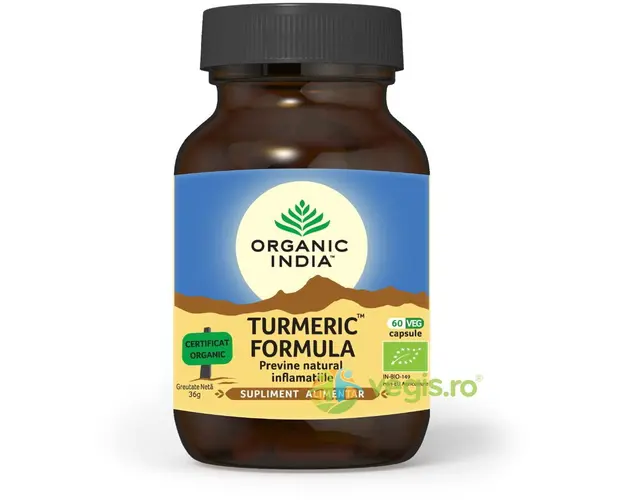 Turmeric Formula Ecologic/Bio 60cps vegetale