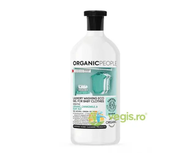 Detergent Sensitive pentru Bebelusi cu Musetel si Nuci de Sapun Bio 1L