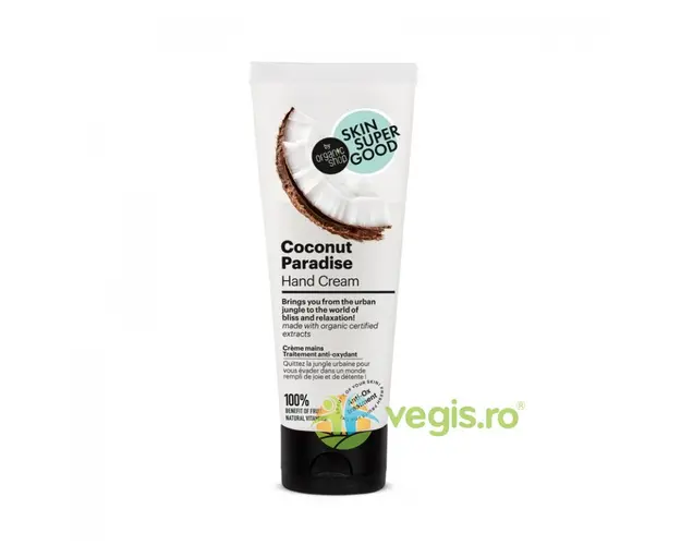 Crema de Maini Tratament Antioxidant Coconut Paradise - Skin Supergood 75ml