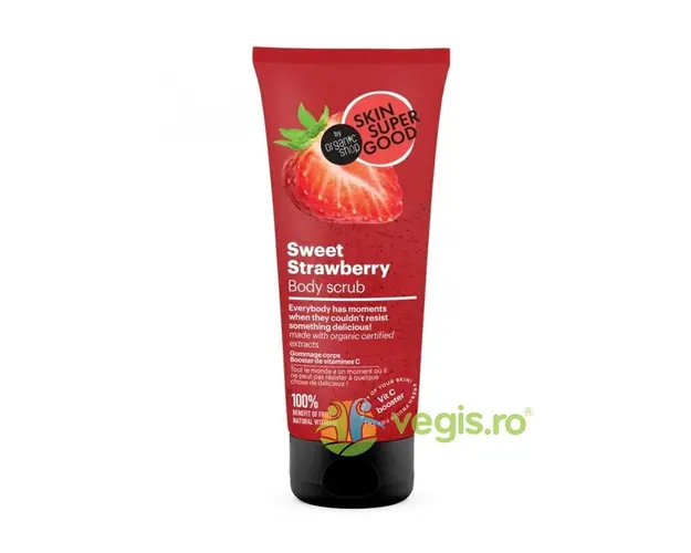 Scrub de Corp Sweet Strawberry Vitamina C Booster - Skin Supergood 200ml