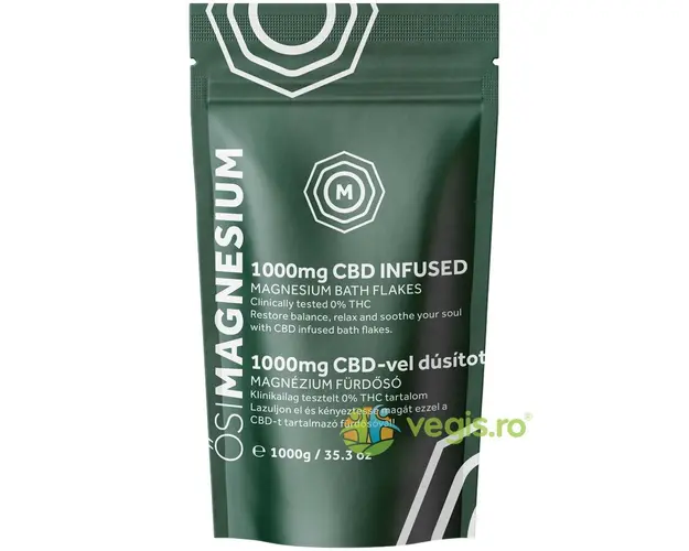 Fulgi de Baie cu Magneziu Infuzati cu CBD 1kg