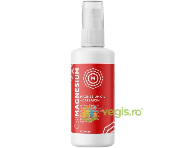 Ulei de Magneziu + Capsaicin (Extract de Ardei Chili) 100ml