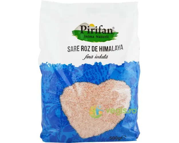 Sare Roz de Himalaya Fina Iodata 500g