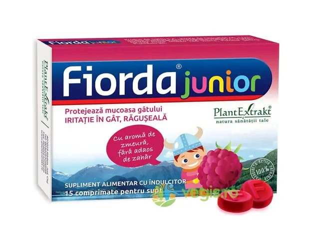 Fiorda Junior cu Aroma de Zmeura 15cpr
