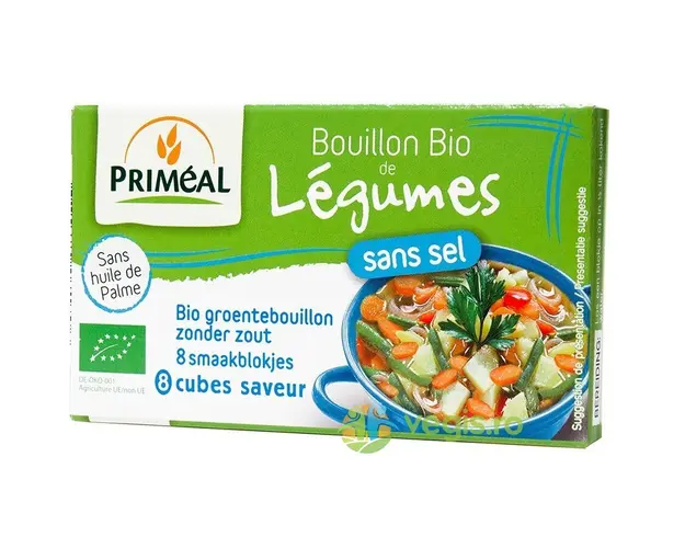 Concentrat pentru Supa de Legume fara Sare Ecologic/Bio 8buc