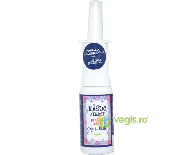Nasuc Fericit (20ml) - Spray de Nas pentru Copii si Adulti cu Miere si Propolis